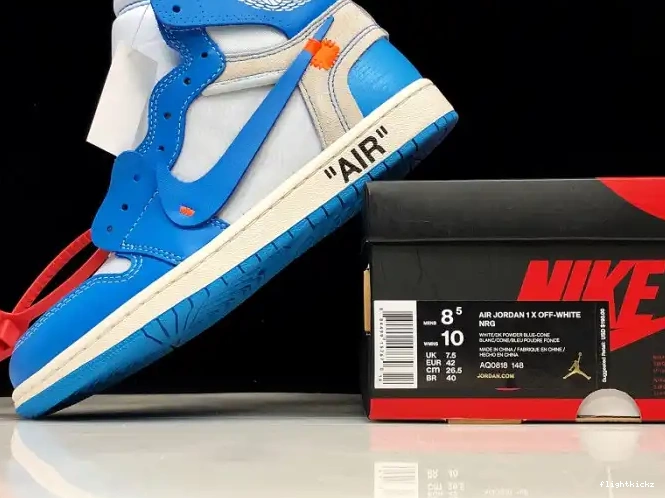 UNC Blue AQ0818-148 Jordan Powder Off-White 1 Air 0529